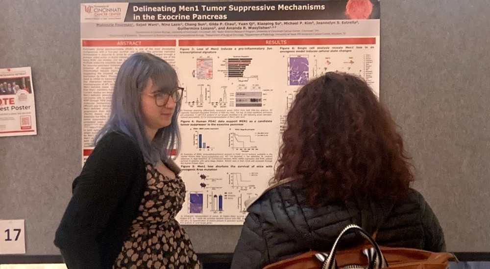 2024 UCCC Retreat M. Fourman Poster Talk Photo of 2024 UCCC Retreat Poster Talk