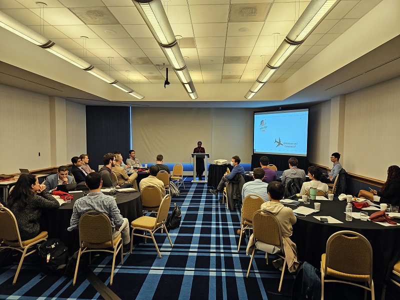 attendees sitting in a conference room