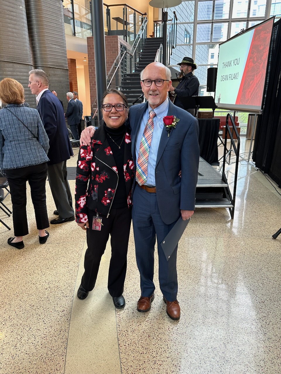 MSTP Director Dr. Hershey and Dean Filak