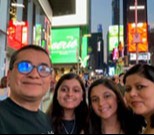 Angus Bagchee with 3 ladies