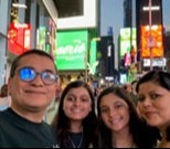 Angus Bagchee with 3 ladies