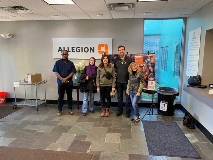 group of people posing for photo