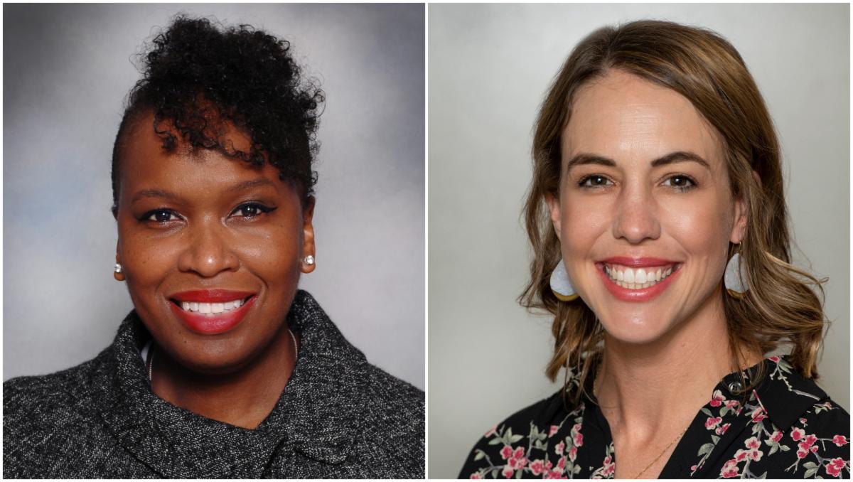 Image of Dr. Leeya Pinder and Dr. Lauren Wang