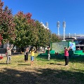 group of people doing tai chi at blink