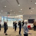 group of people doing tai chi