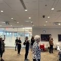 group of people doing tai chi