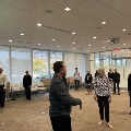 group of people doing tai chi