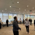 group of people doing tai chi