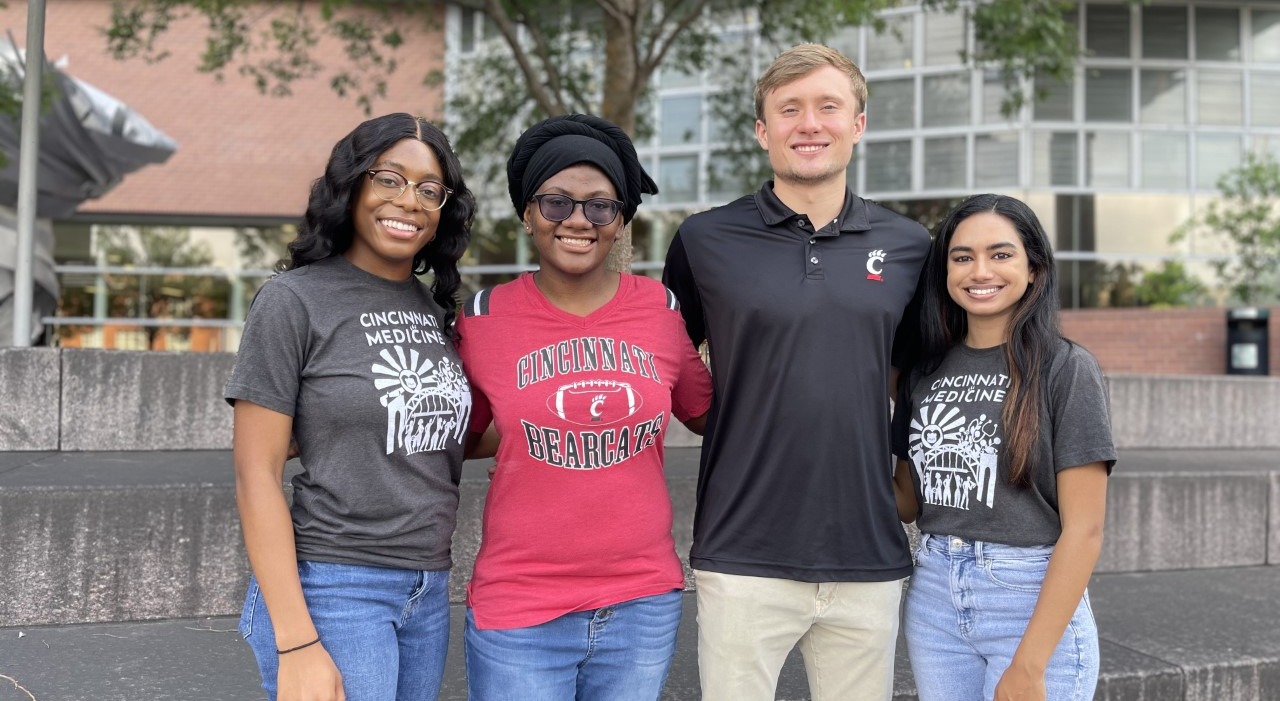 picture of four students