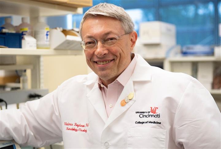 Person in lab Photo of person in lab