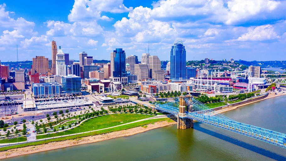 Cincinnati Skyline Image of the Cincinnati Skyline