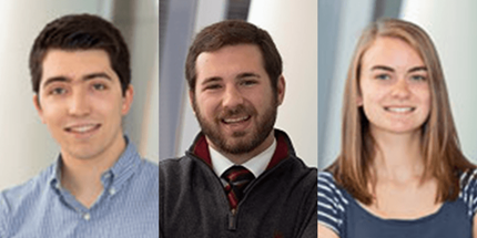 Photo of  2025 Summer MSTP PhD Graduates Feldman, Sprague, Tweedie
