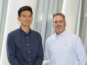2019 Sabin Fellow,Keisuke Sawada, with Dr. David Hildeman Image of 2019 Sabin Fellow,Keisuke Sawada, with Dr. David Hildeman