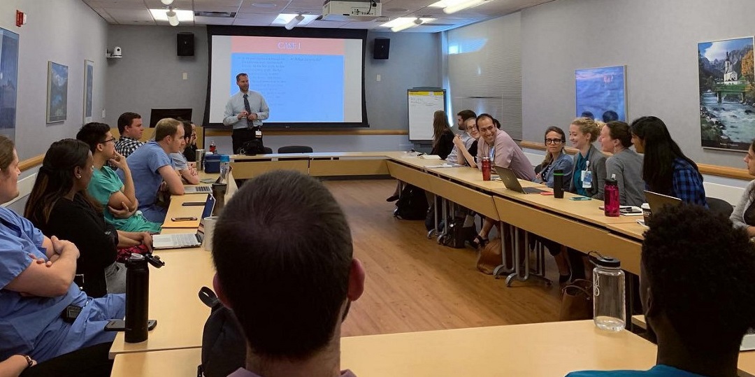 Dr. Neel with residents