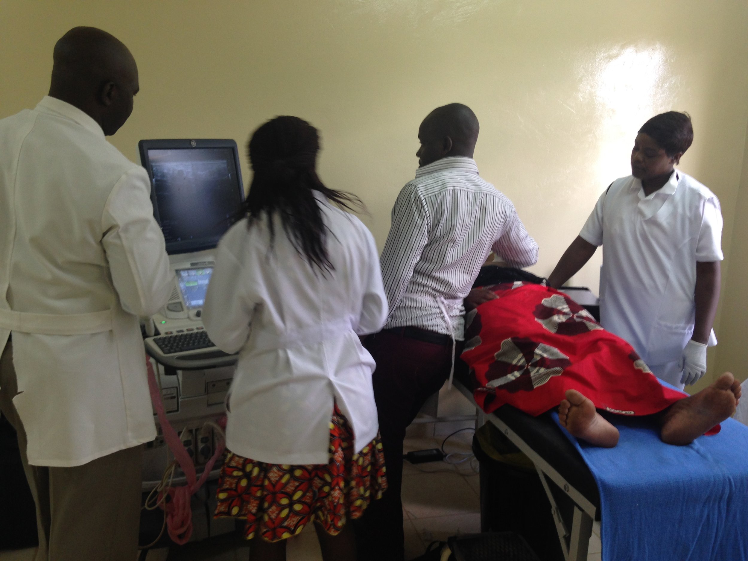 Doctor visiting a patient