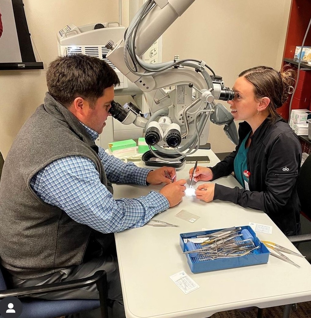 Plastic residents in microskills lab