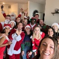 Residents at SantaCon